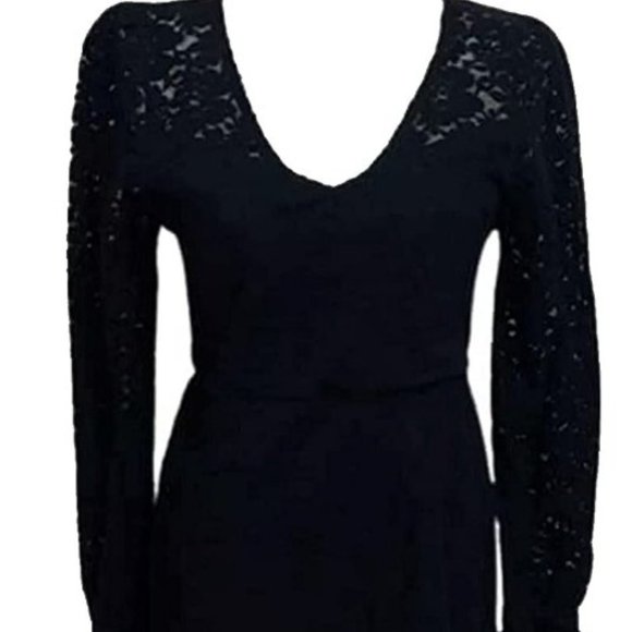 Wild Fable Black Skater Dress Women's Cap Sleeve & Fit Flare Mini Size Medium